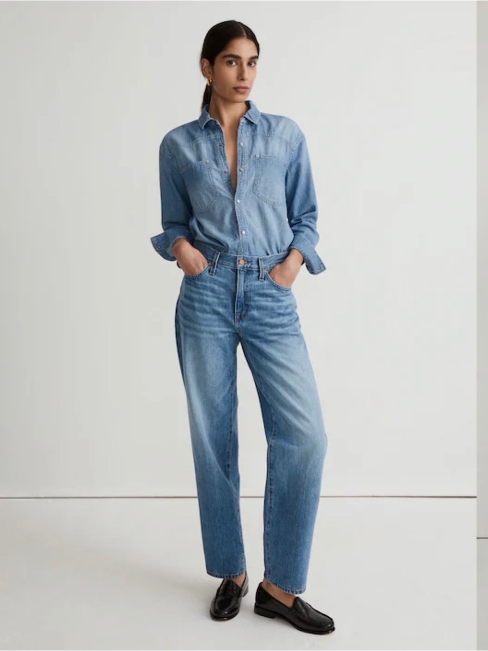 NWOT Madewell The Slouchy Boyjean Women’s Jeans - Roswell Wash